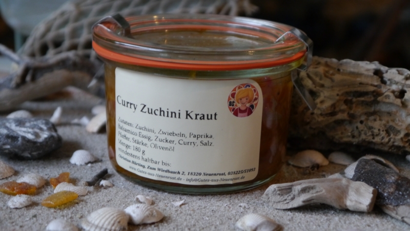 Curry Zucchini Kraut